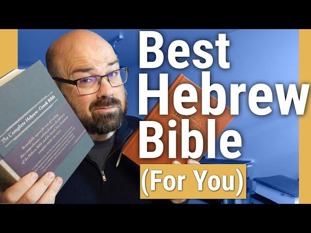 Hebrew Bible: Which is best for learning? JPS vs. BHS vs. Zondervan vs. Hendrickson + more!