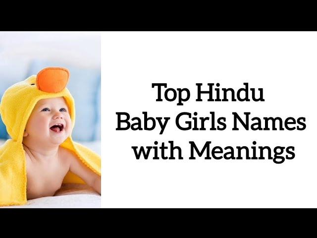 Trending Hindu Baby Girl Names with Meaning in 2024