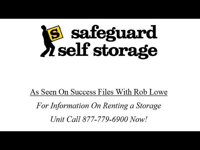 Safeguard Self Storage - As Seen on Success Files with Rob Lowe