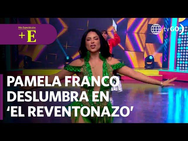 Pamela Franco arrives at 'El Reventonazo' | Más Espectáculos (TODAY)