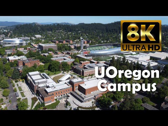 University of Oregon | UO | 8K Campus Drone Tour