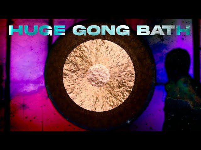 Uninterrupted 3-Hour Giant Dark Star Gong Bath | Sound Healing & Meditation Music | Gongs Unlimited