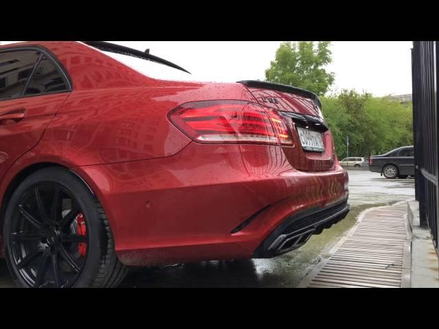 Выхлоп E63 AMG