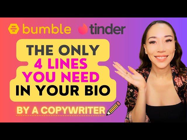 How To Write a Dating Profile for Feminine Women ️ Advice from a Copywriter #bumble #tinder #hinge