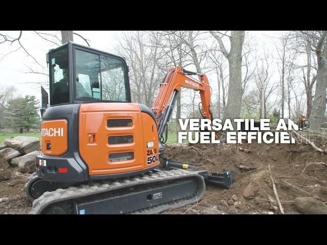 Hitachi Introduces ZX50U-5N Compact Excavator in North America