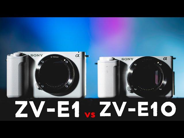 Sony ZV E1 vs ZV E10 Vlogging YouTube Camera Comparison