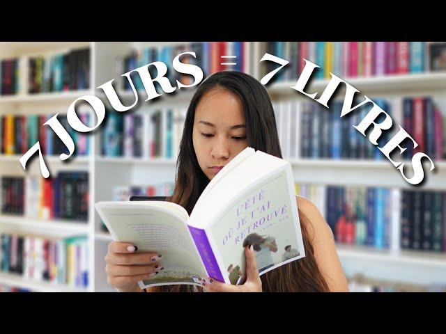 Je lis 7 livres en 7 jours  | Échec ou réussite ? 