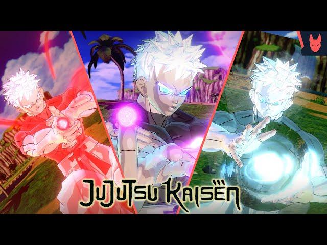 DLC | HOW TO USE ALL SATORU GOJO SKILLS | Jujutsu Kaisen Cross-Over Pack | Dragon Ball Xenoverse 2