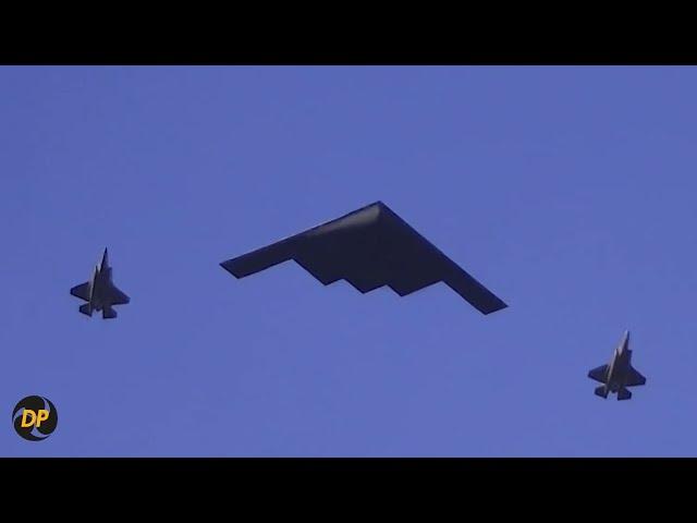 Top 10 Stadium Flyovers, Black Hawks, F-22, B2 Stealth bomber