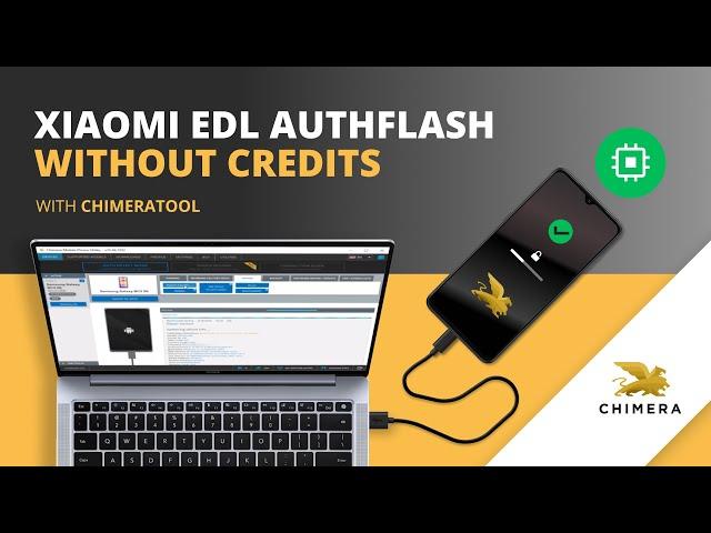 Xiaomi EDL AuthFlash without credits using ChimeraTool