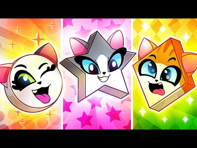 Lern Shape Puzzles⭐🟩 It's a Baby Race! Toddler Video by Paws & Play