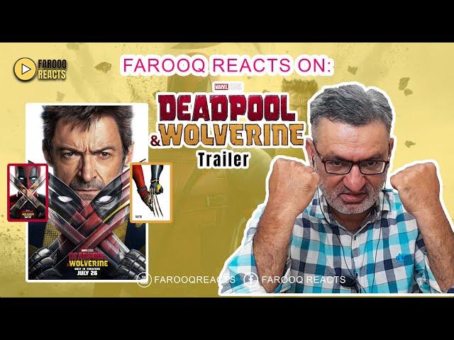 Farooq Reacts | Deadpool & Wolverine | Official Trailer | In Theaters July 26 #movies #hollywood