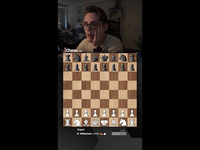 Opa Willeinhelm spielt langsames Blitz Schach