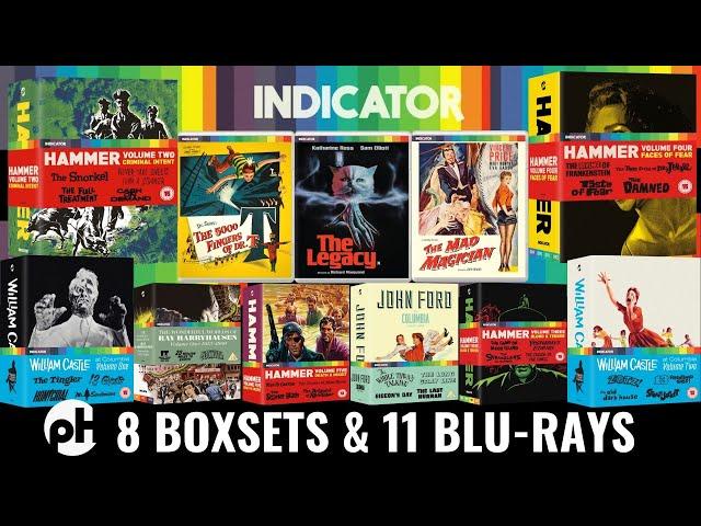 Powerhouse Films INDICATOR series 8 Limited Edition Box Sets & 11 Blu-ray Titles from Limewood Media