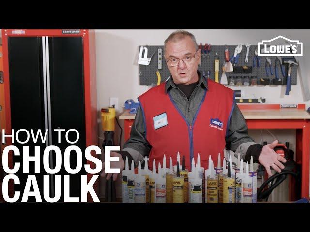 How To Choose the Right Caulk | Caulk Buying Guide from Lowe's