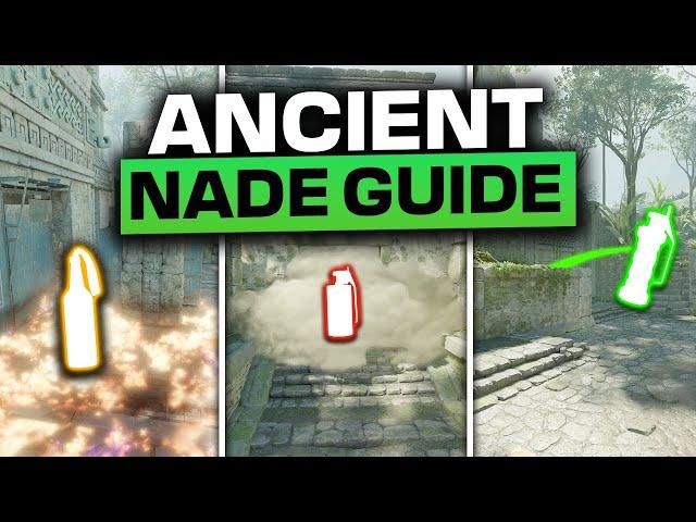 The ONLY CS2 ANCIENT NADES GUIDE You'll EVER NEED