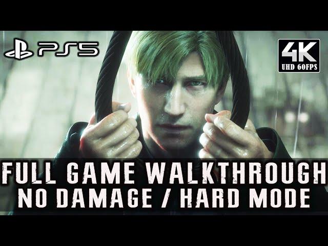 SILENT HILL 2 REMAKE NO DAMAGE / HARD MODE - FULL GAME WALKTHROUGH【4K60ᶠᵖˢ UHD】