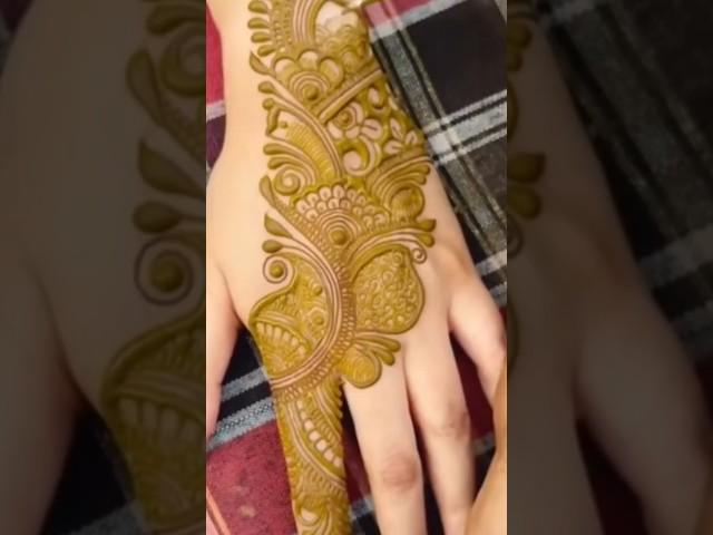 simple mehndi design #song #love #mehndi #