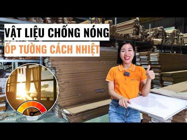 Tấm nhựa ốp tường nano chống nóng cách nhiệt cho tường | Vật liệu chống nóng cho tường trần | Haroma