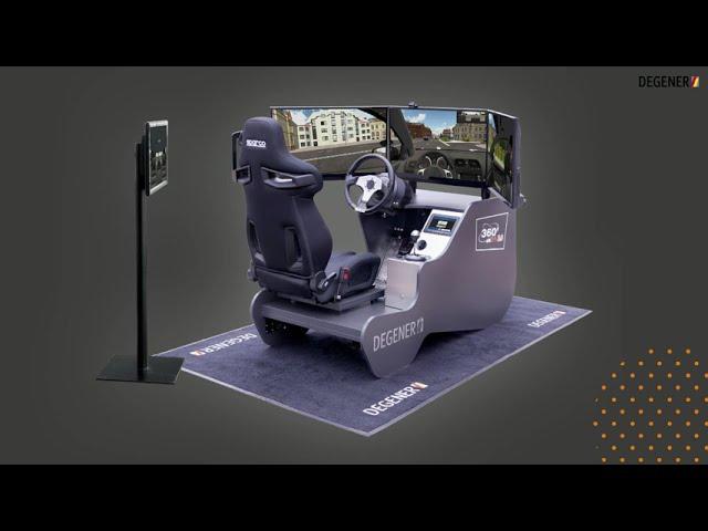 Der DEGENER Pkw-Fahrsimulator 360° simdrive