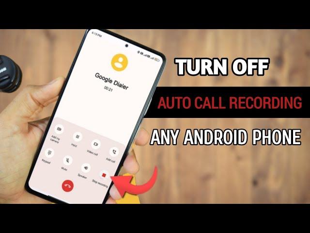 How to Disable Auto call recording - any Android device 2023 New Trick