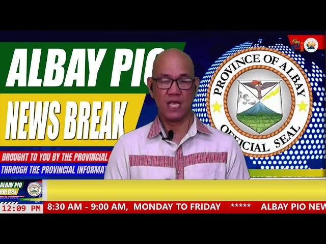 WATCH: Albay PIO Newsbreak,  September 30, 2024