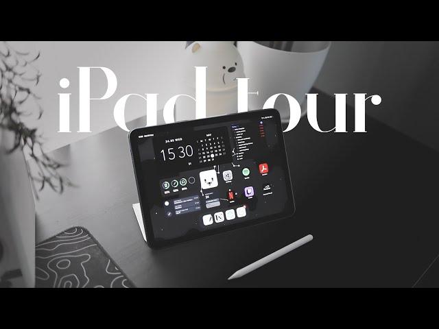 what's on my iPad | dark mode aesthetic | 2023