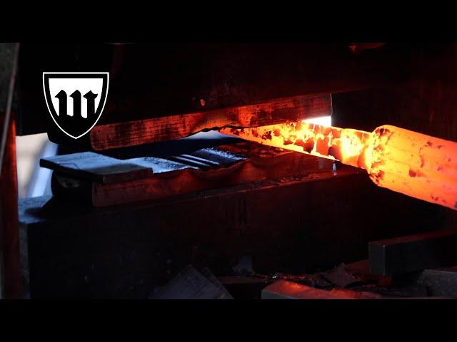 Forging a knightly sword, the complete movie.