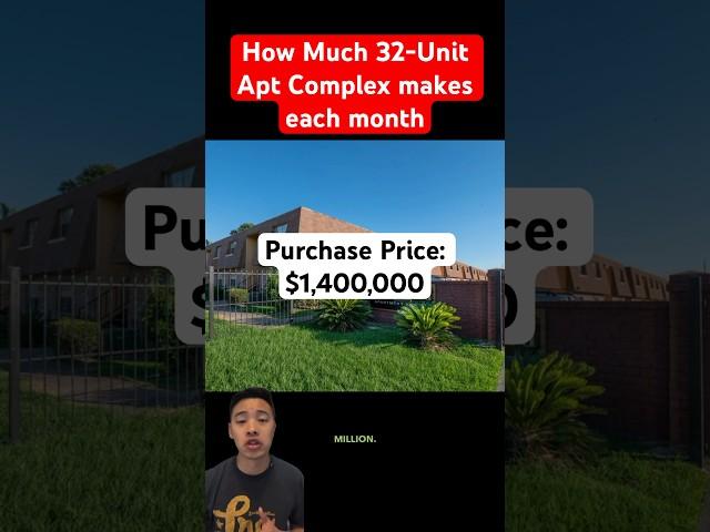 32-Unit Apartment Income Full Breakdown #realestate