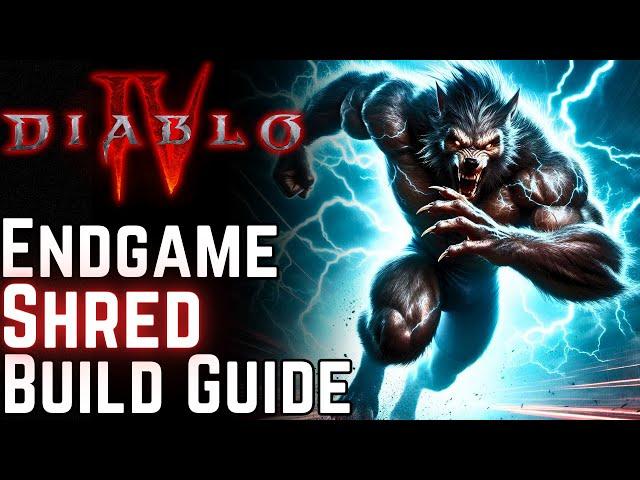 Diablo 4 - SHRED Druid Build Guide! All DIRE Wolf All the Time! // Season 3