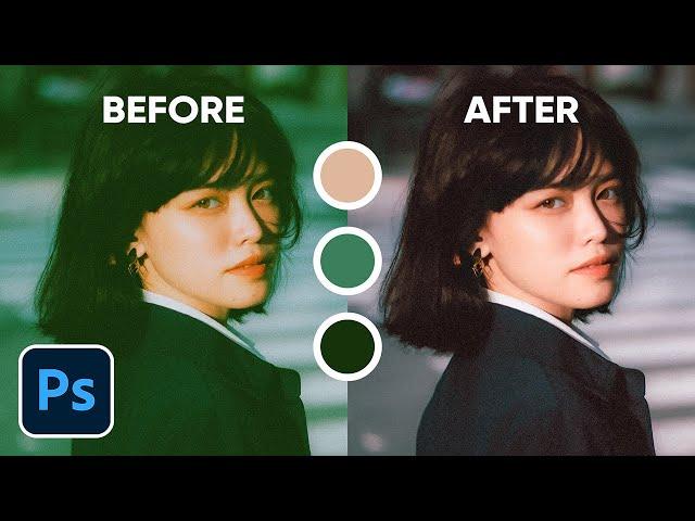 Color Correction with Easy "4-Point" Technique! - Photoshop Tutorial