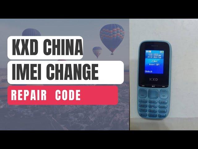 KXD China mobile IMEI number change Code IMEI repair with code