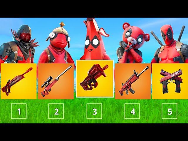 Deadpool ALÉATOIRE CHALLENGE ! Défi FORTNITE Battle Royale