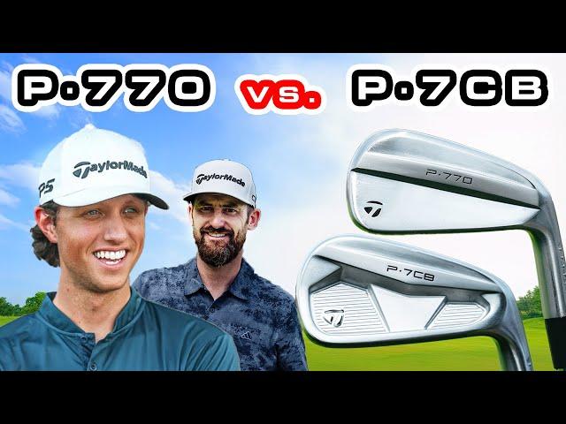 Grant Horvat and Trottie Golf Test The All-New P·770 and P·7CB For The First Time | TaylorMade Golf