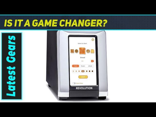 Revolution Cooking 2-Slice High Speed Smart Toaster – Best Smart Toaster for Perfect Toast Every