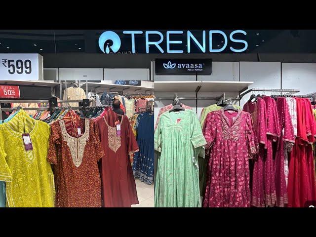 Reliance trends new collections new offers/ dailywear kurthas /office wear kurtis/ collegewear