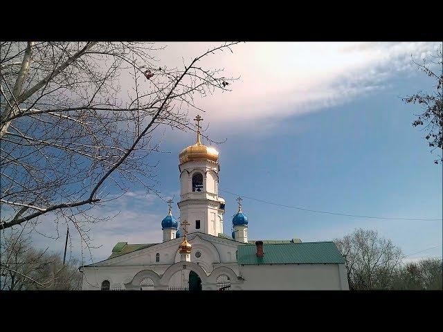 Орел над храмом. Колокольный звон. Храм Святого Александра Невского. Троицк. 10.04.2018г.