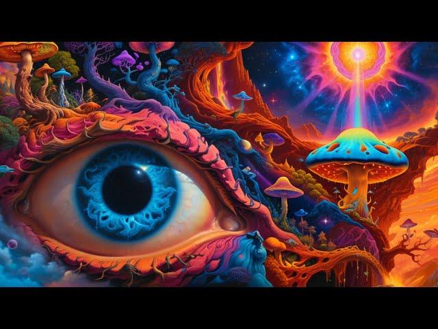 Magic Mushroom Universe MASTERPIECE #trippy #psychedelic #abstract #trippyvideos