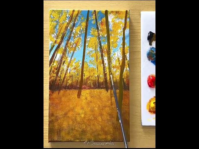 Birch Forest Acrylic Painting Tutorial | Step-by-Step Guide & Techniques