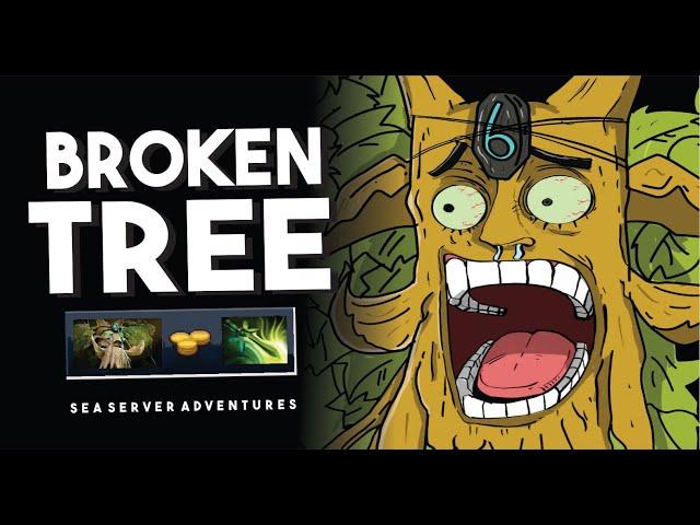 TREANT PROTECTOR IS A BROKEN MID HERO (dota 2 broken build)