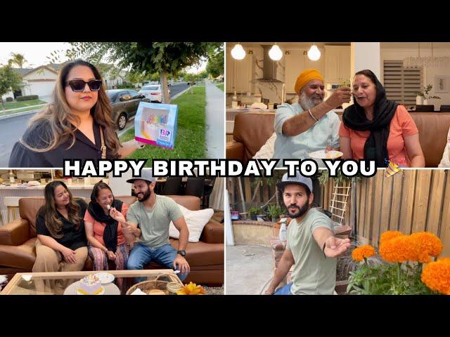 SURPRISING NEETU’S MOM ON HER BIRTHDAY  || MANI DE BASELESS LOGIC  || SASURAL GENDA PHOOL 