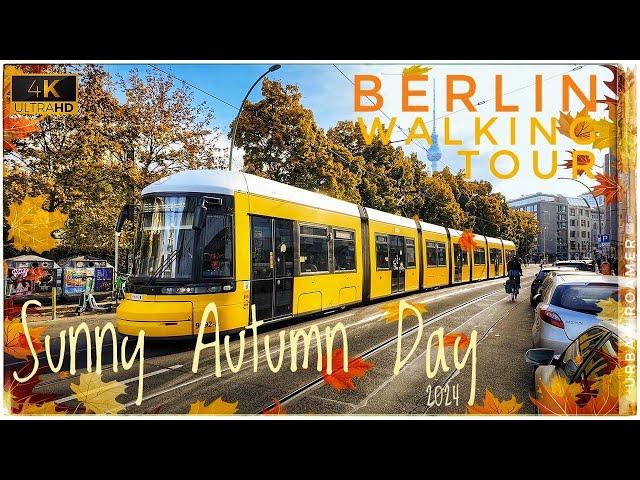  BERLIN AUTUMN WALKING TOUR 2024 | Stunning Fall Colors in Berlin Mitte [4K]