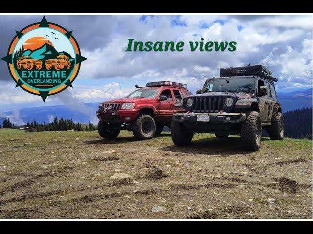 Jeep JL and WJ tackle Cornwall fire tower. Dare I say one of the best views I've ever seen.