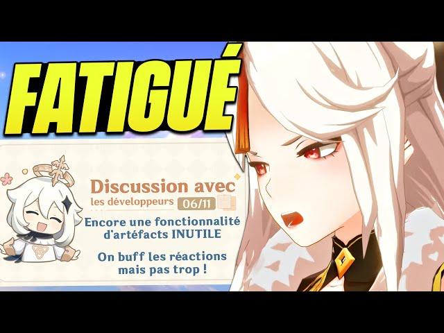 QUI A DEMANDÉ ÇA MIHOYO ?! Artéfacts, Buff Réactions - FAQ Développeurs et Live 5.2 | Genshin Impact