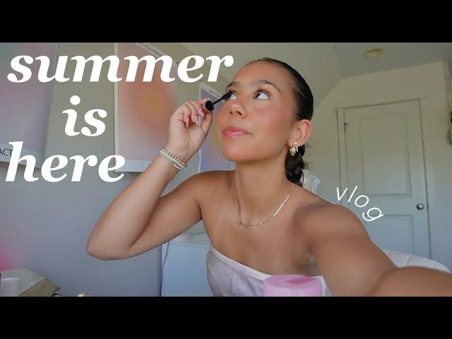 SUMMER VLOG!! *pilates, lake, shopping, ice cream*