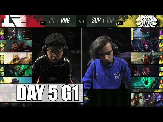 Royal Never Give Up vs SuperMassive | Day 5 Mid Season Invitational 2016 | RNG vs SUP MSI 1080p