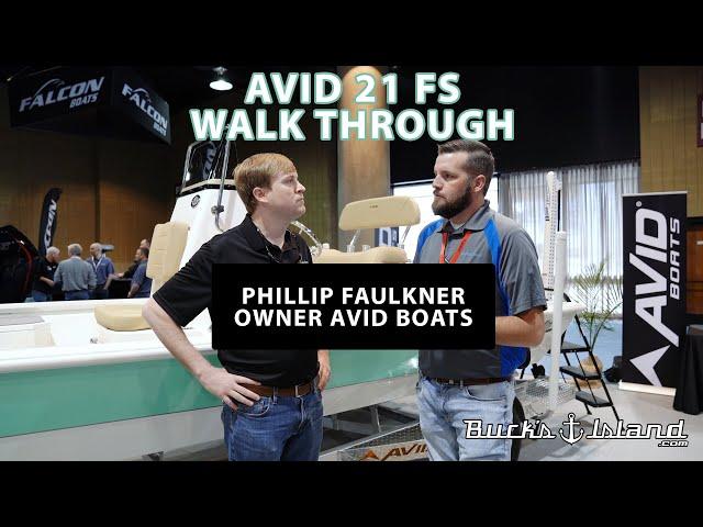 Avid 21 FS aluminum bay boat with Phillip Faulkner