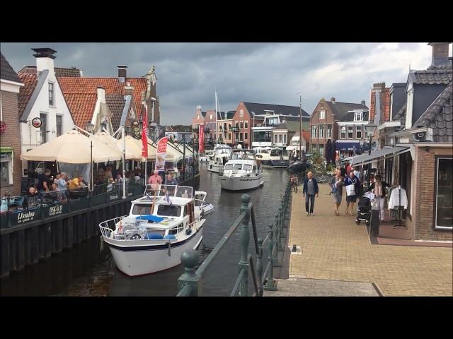 Lemmer, Ijsselmeer, Niederlande / Netherlands - 07/ 2017 - Lemmer: Downtown, Beach & Pumping Station