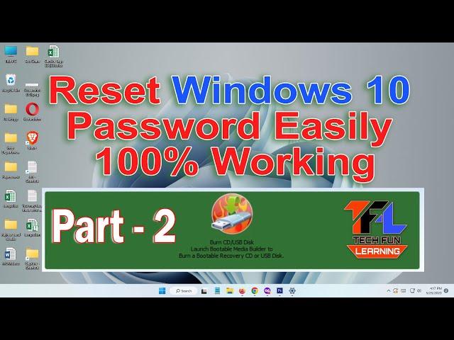 How to Reset Windows 10 Password 100% Working || Break Windows 10 password Part 2 #TechFunLearning