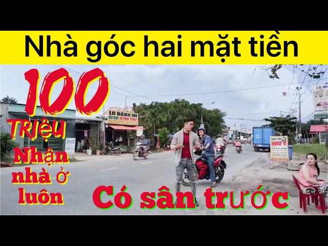 Nhà bán bình chánh góc hai mặt tiền có sân trước mẫu nhà đẹp bình chánh giá rẻ,nhà đất bình chánh